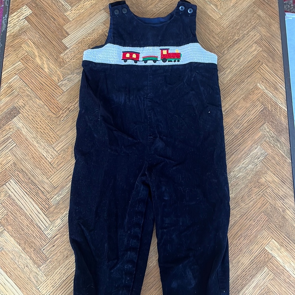 Toddler Boy Smocked Corduroy Longall 🚂